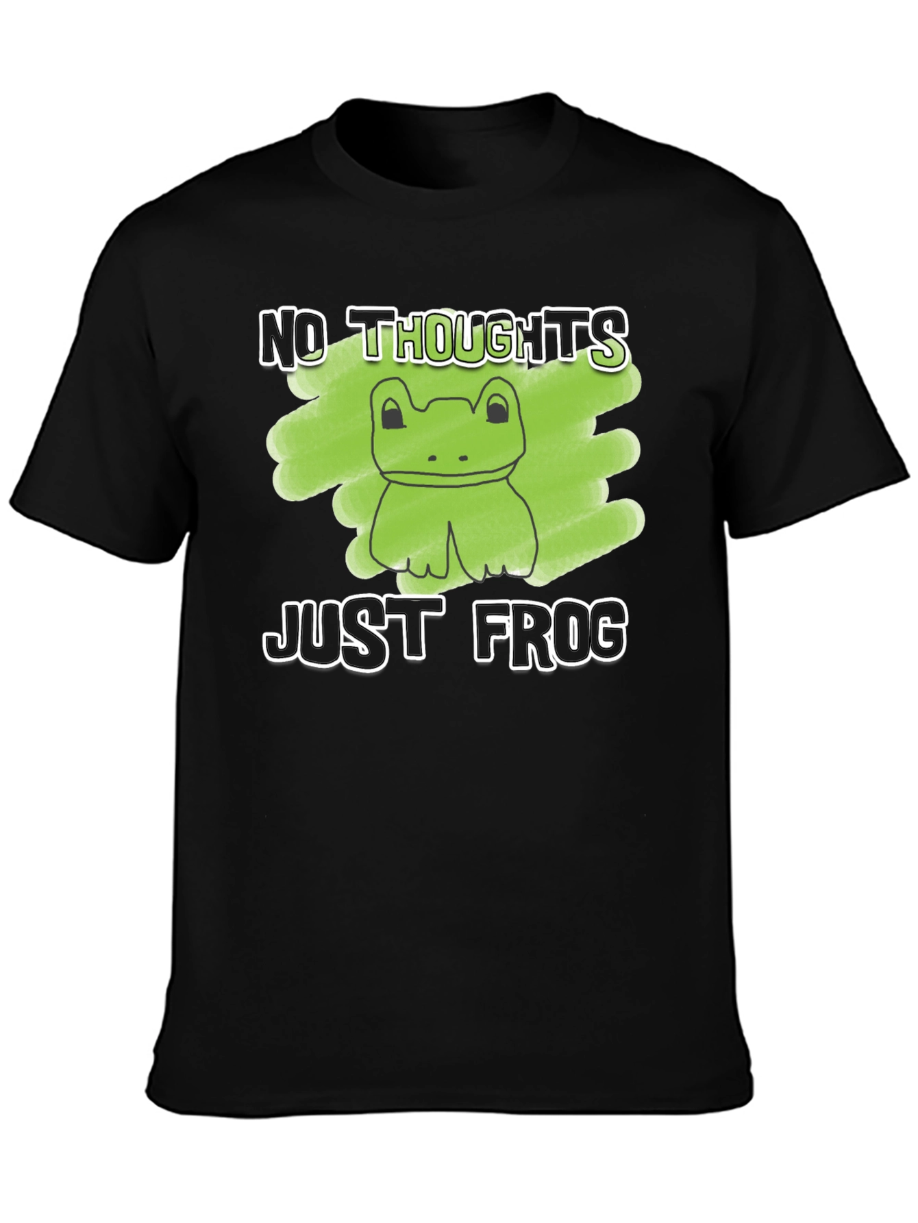 No Thoughts Just Frog Graphic Tee