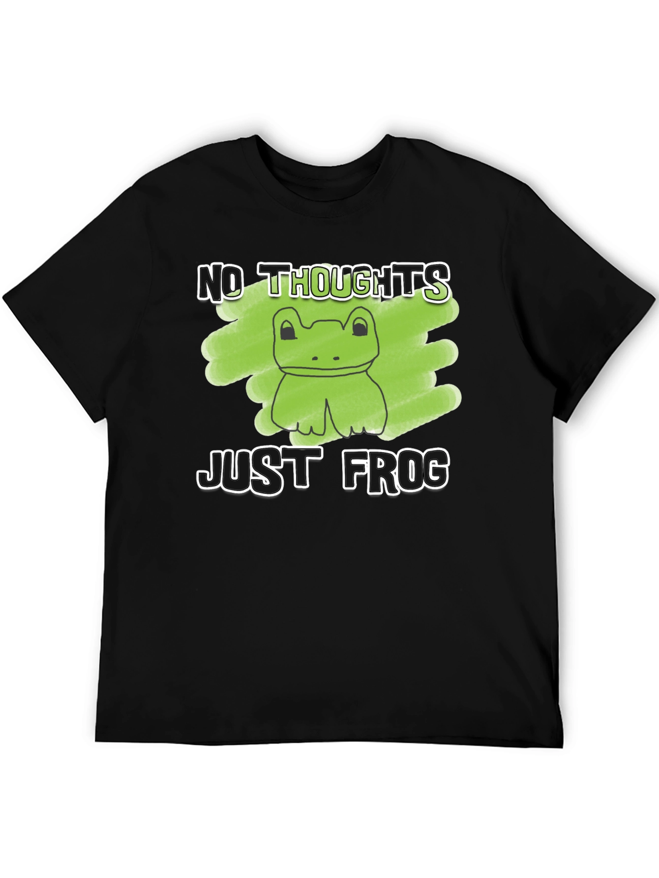No Thoughts Just Frog Graphic Tee