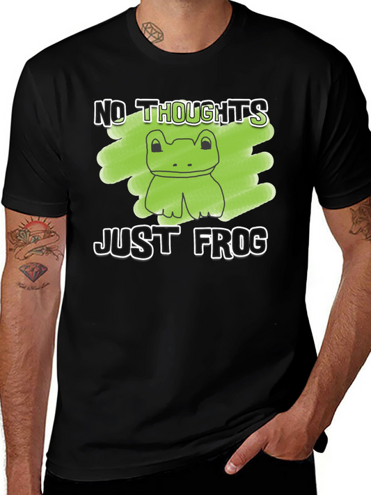 No Thoughts Just Frog Graphic Tee