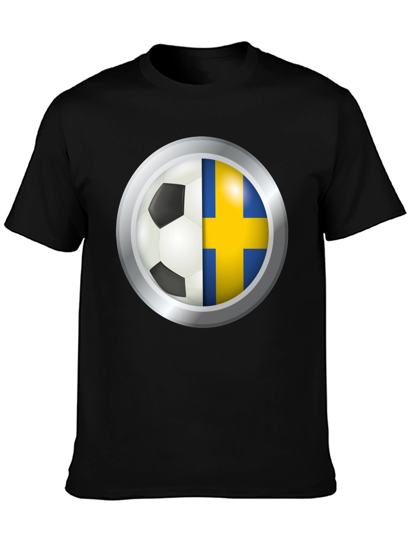 Sweden Flag Soccer T-Shirt