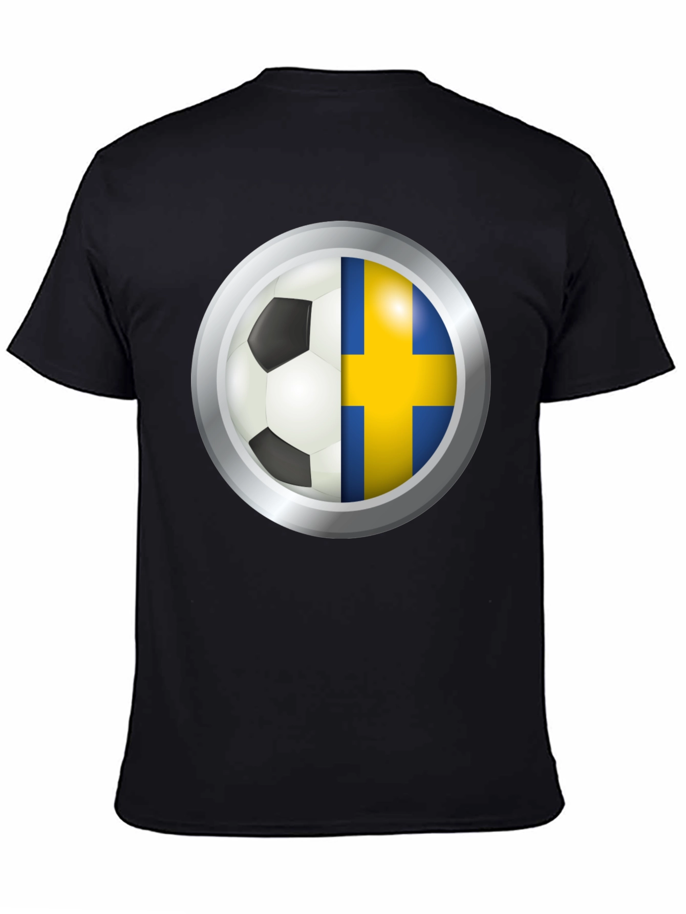 Sweden Flag Soccer T-Shirt