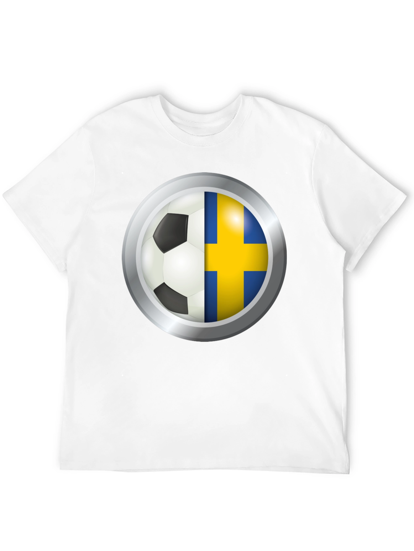 Sweden Flag Soccer T-Shirt