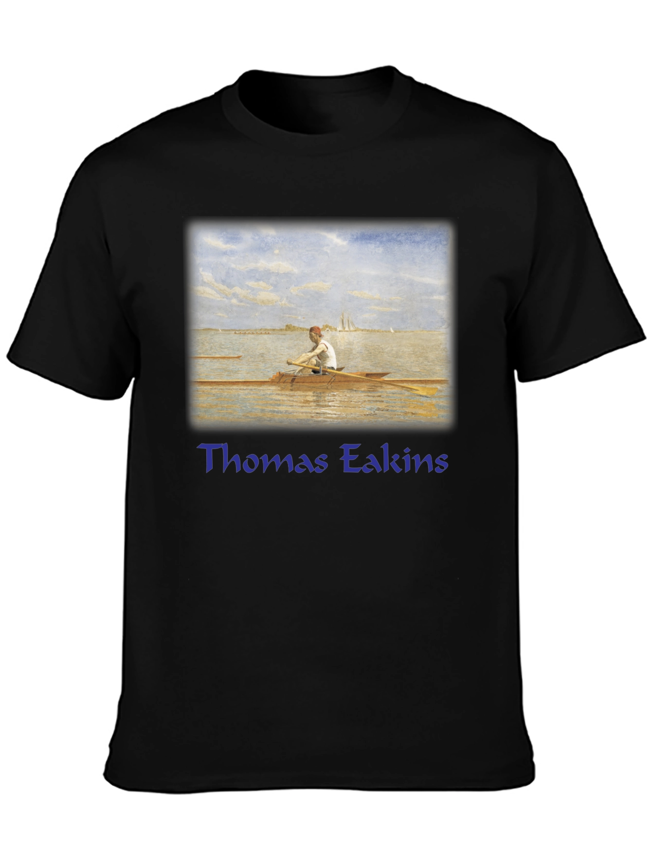 Rowing Art T-Shirt - Thomas Eakins Inspired Tee