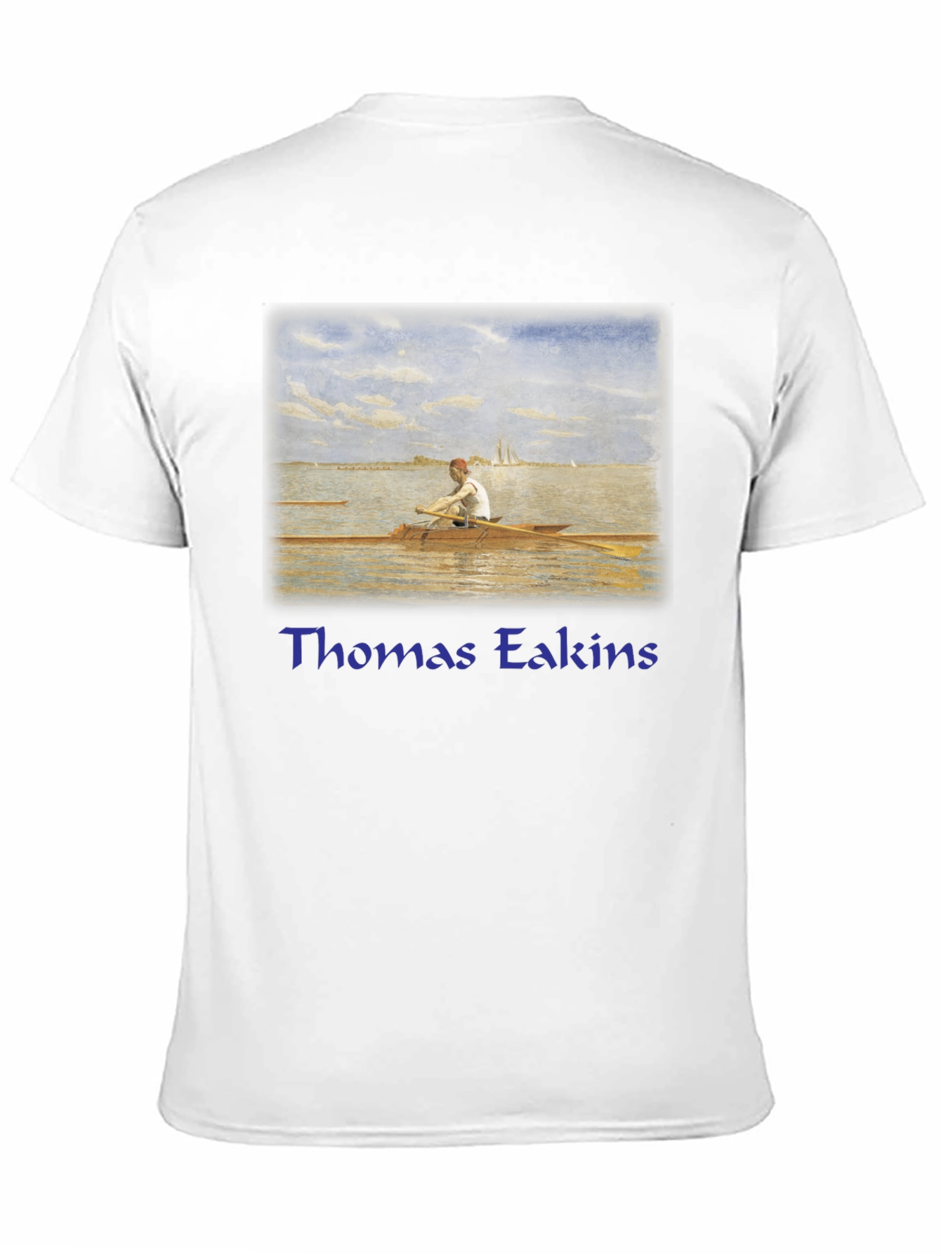 Rowing Art T-Shirt - Thomas Eakins Inspired Tee