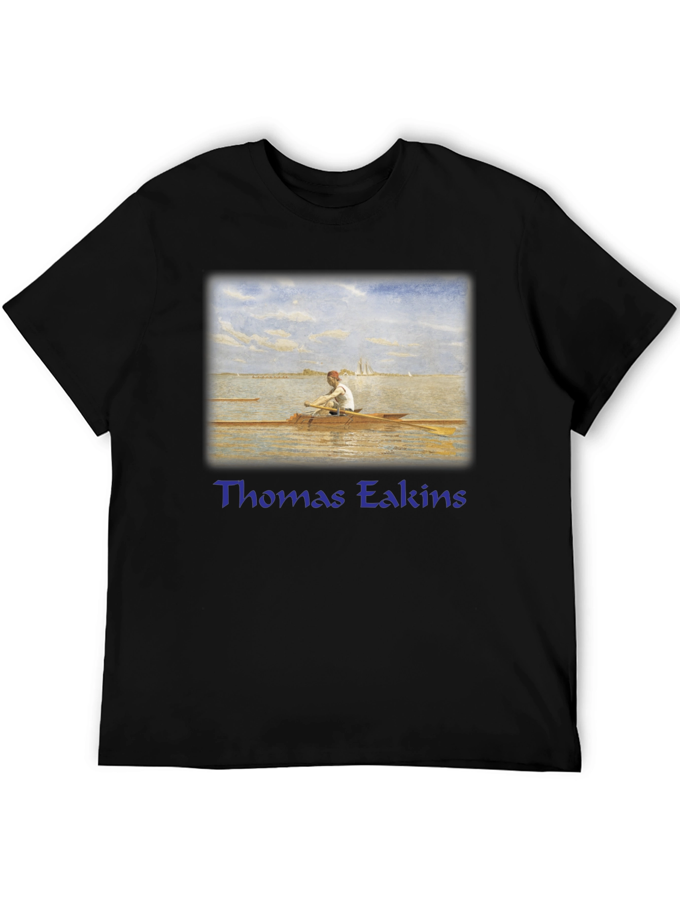 Rowing Art T-Shirt - Thomas Eakins Inspired Tee