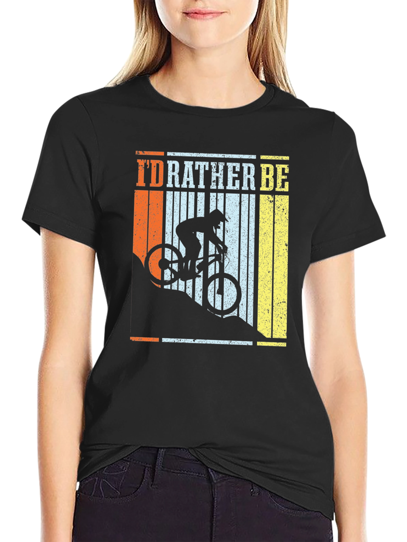 Id Rather Be Mountain Biking T-Shirt