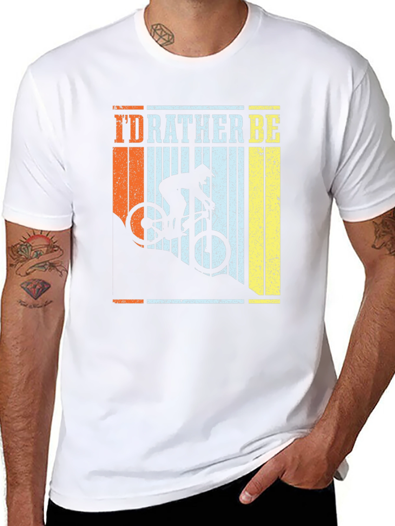 Id Rather Be Mountain Biking T-Shirt