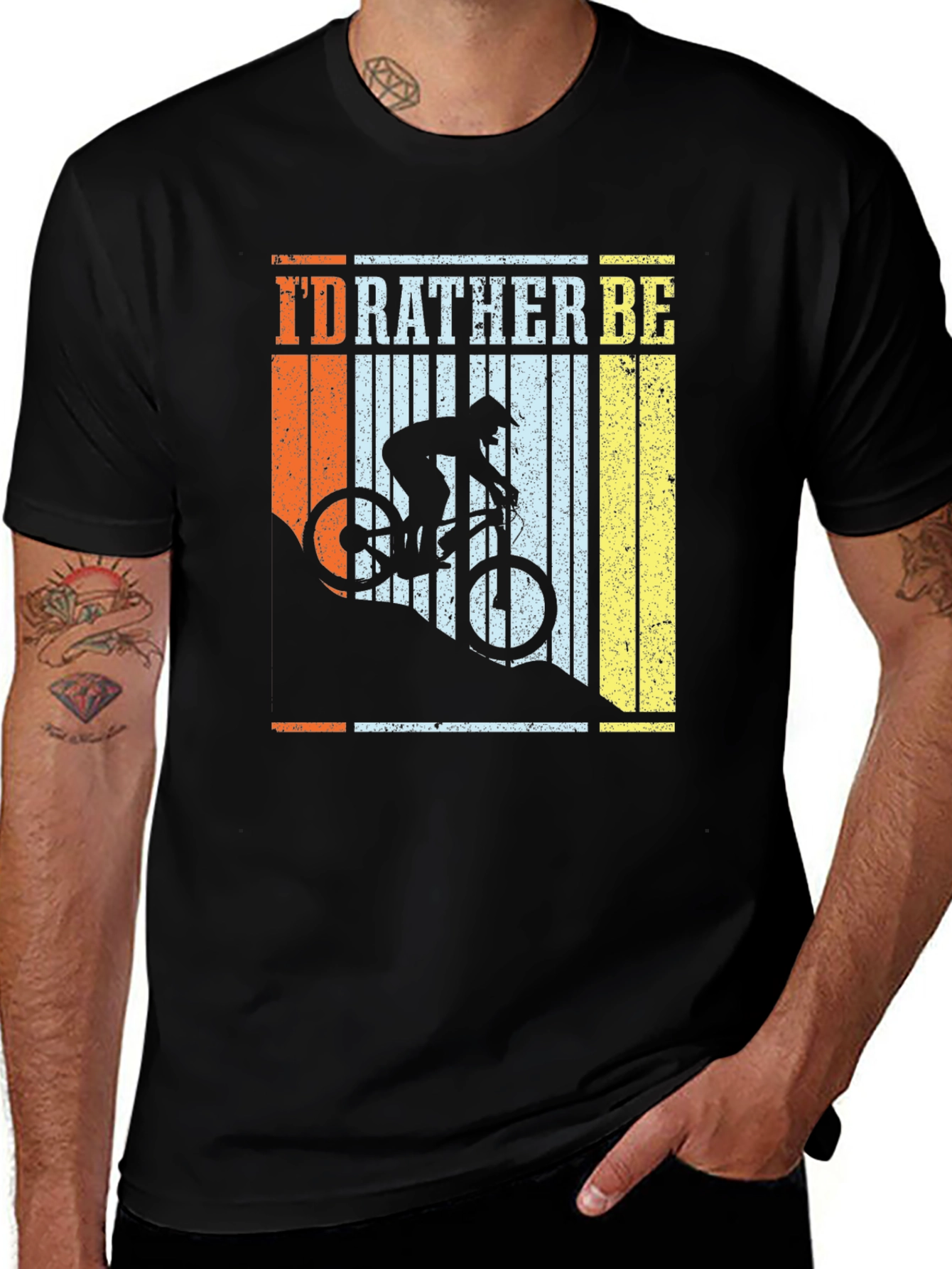 Id Rather Be Mountain Biking T-Shirt