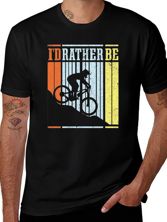 Id Rather Be Mountain Biking T-Shirt