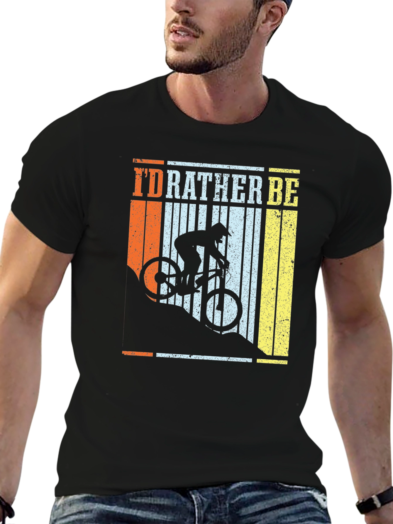 Id Rather Be Mountain Biking T-Shirt