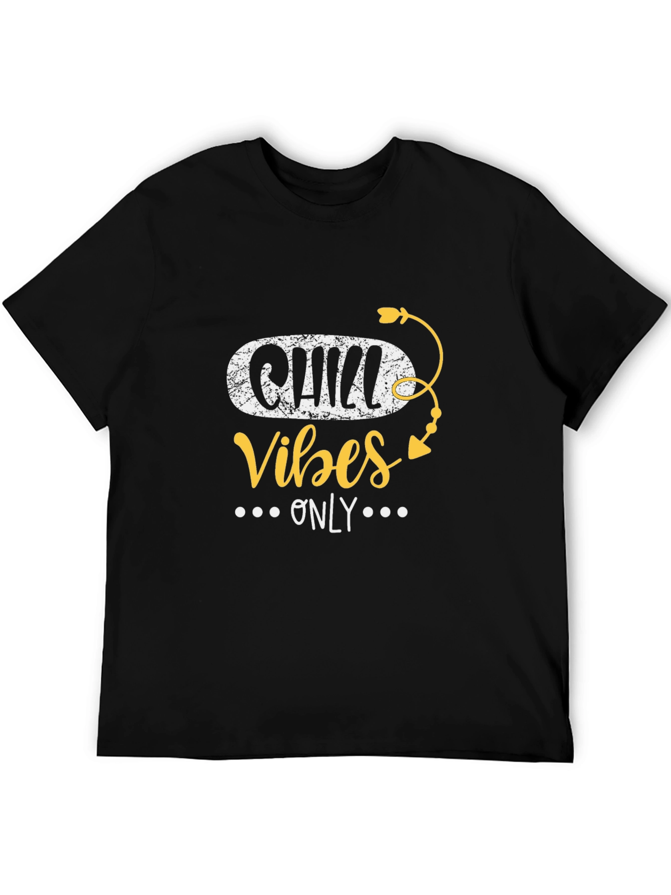 Chill Vibes Only Black T-Shirt