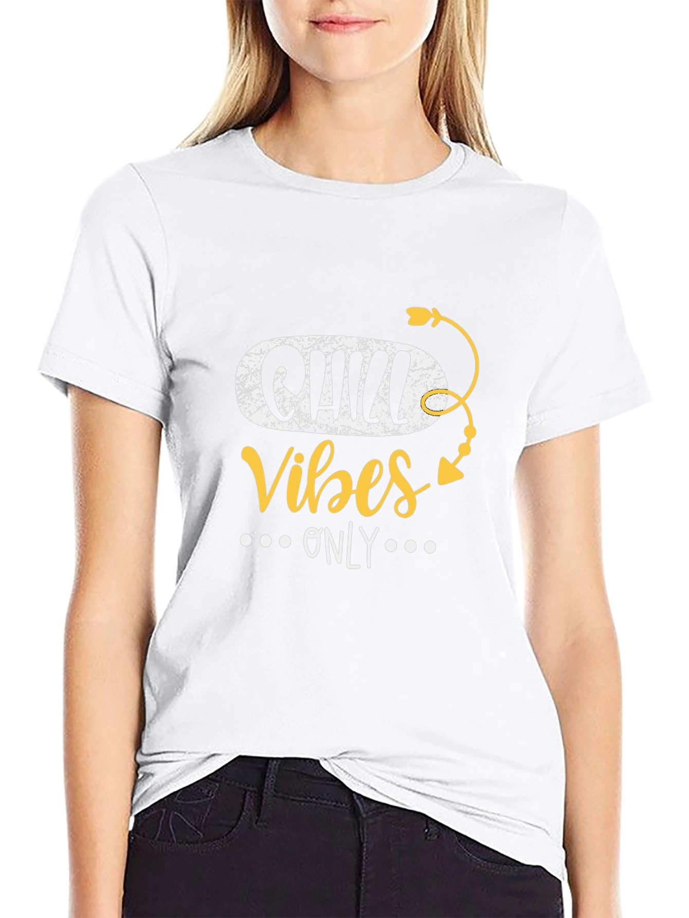 Chill Vibes Only Black T-Shirt