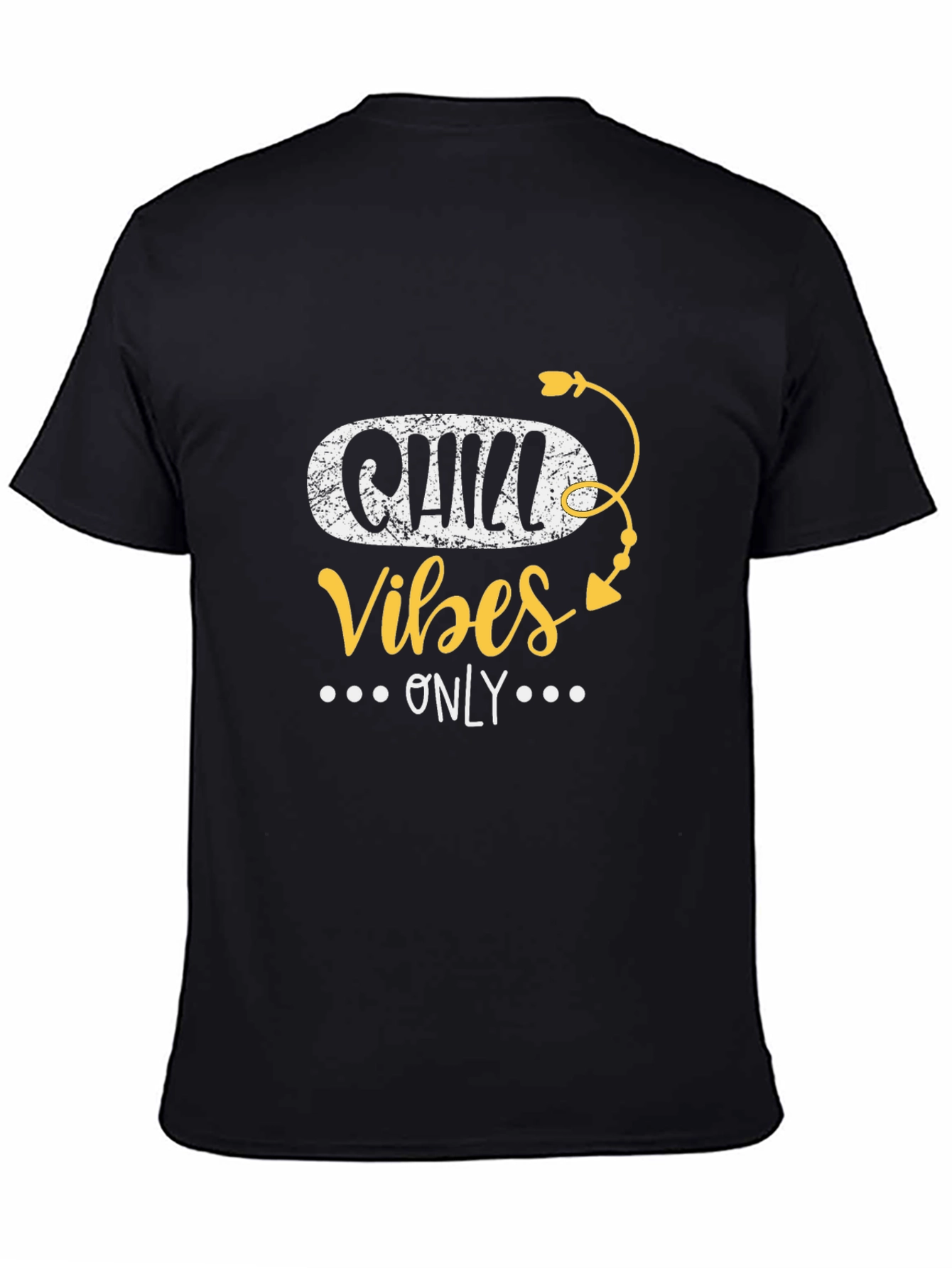 Chill Vibes Only Black T-Shirt