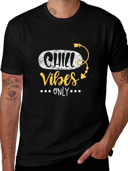 Chill Vibes Only Black T-Shirt