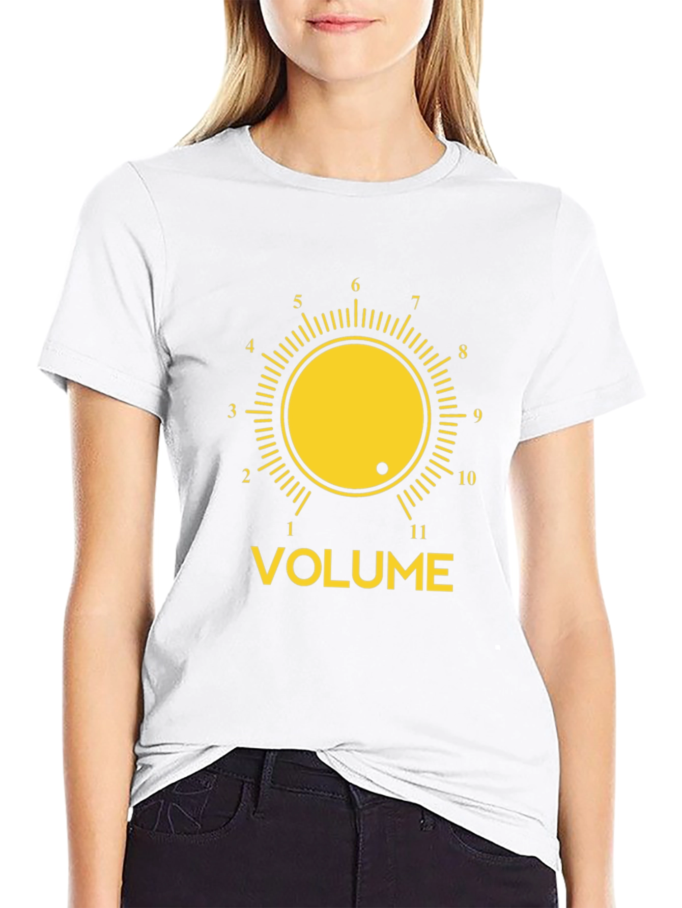Volume Knob Graphic Tee - Black T-Shirt