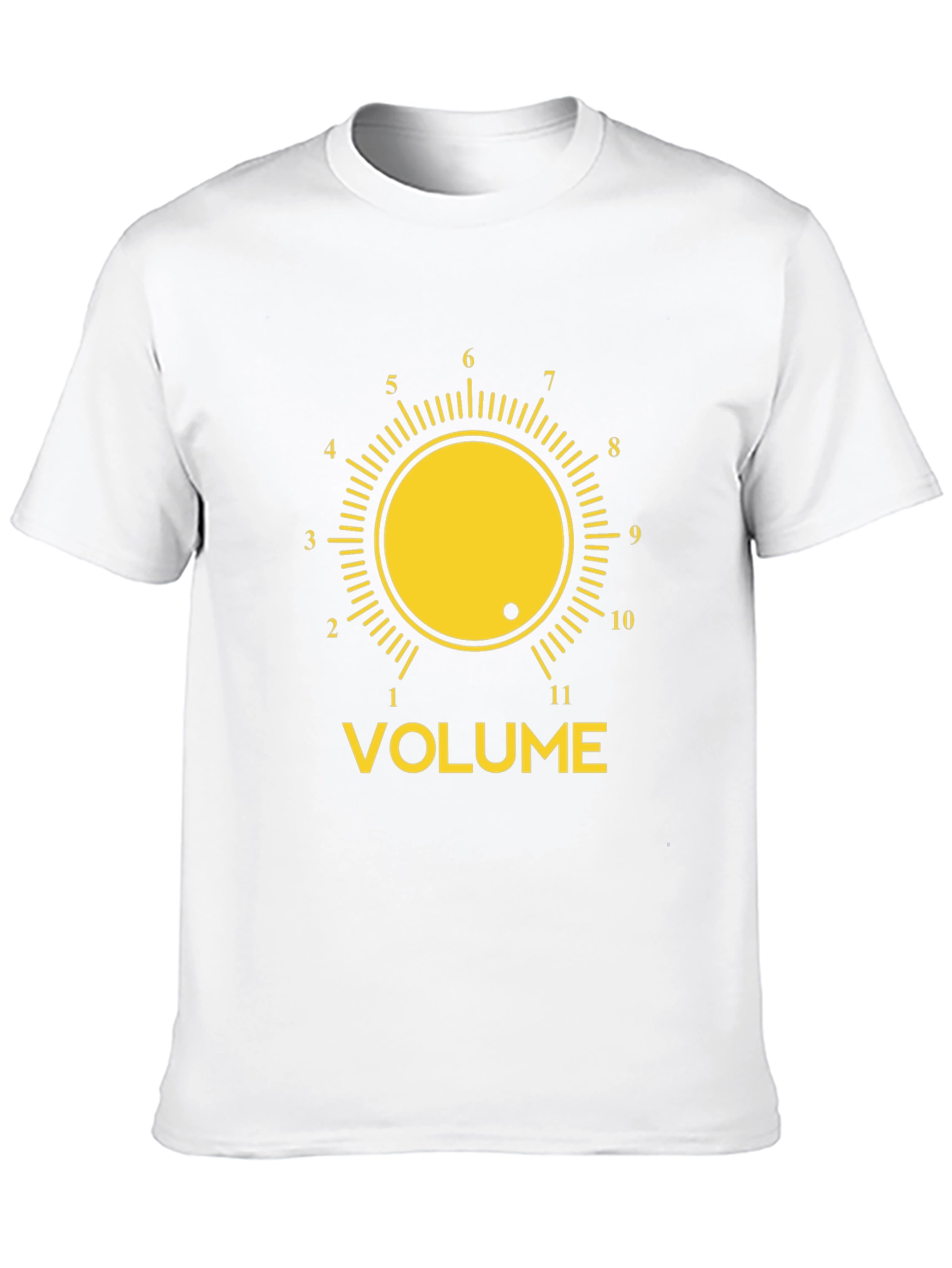 Volume Knob Graphic Tee - Black T-Shirt