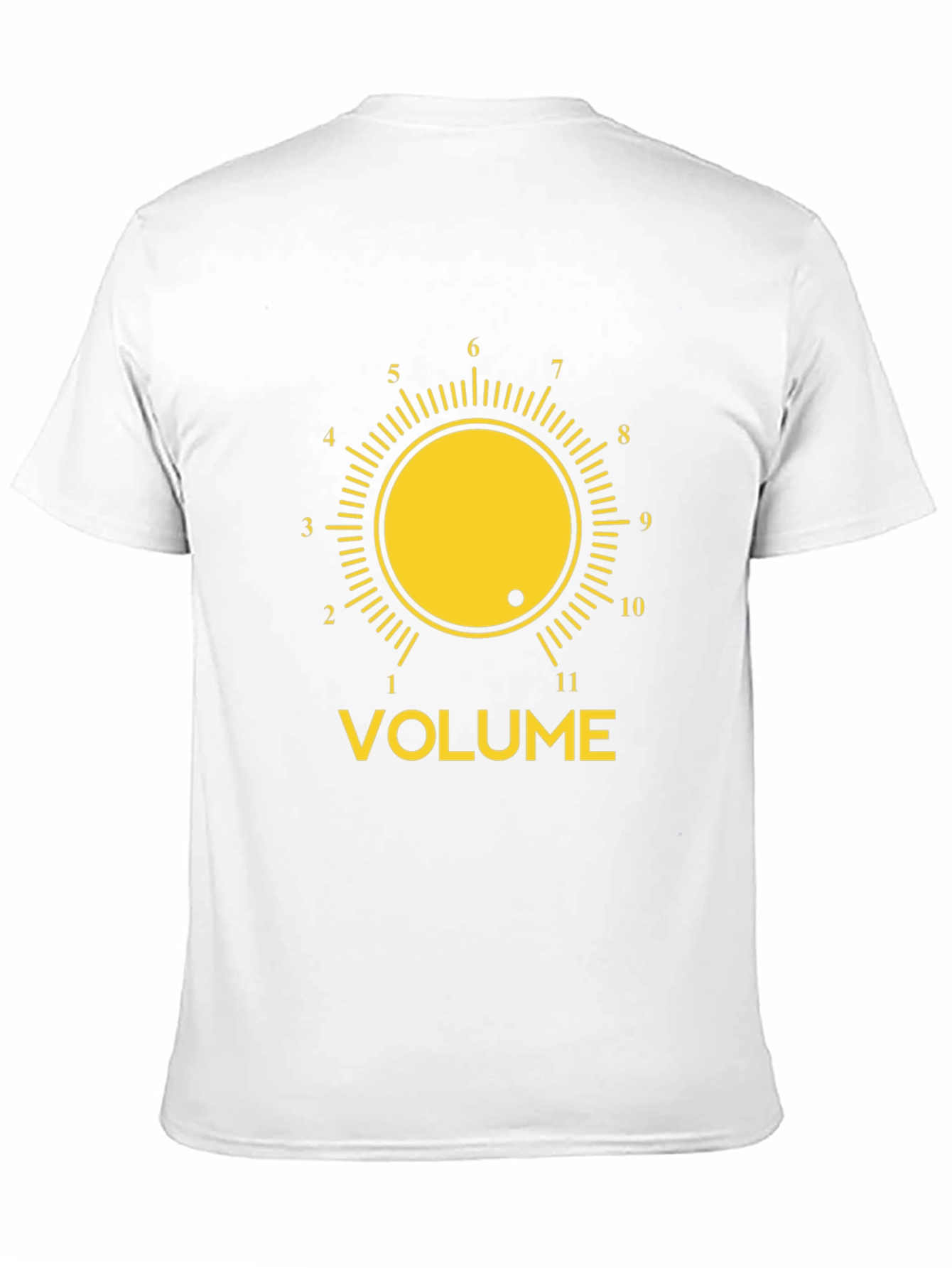 Volume Knob Graphic Tee - Black T-Shirt