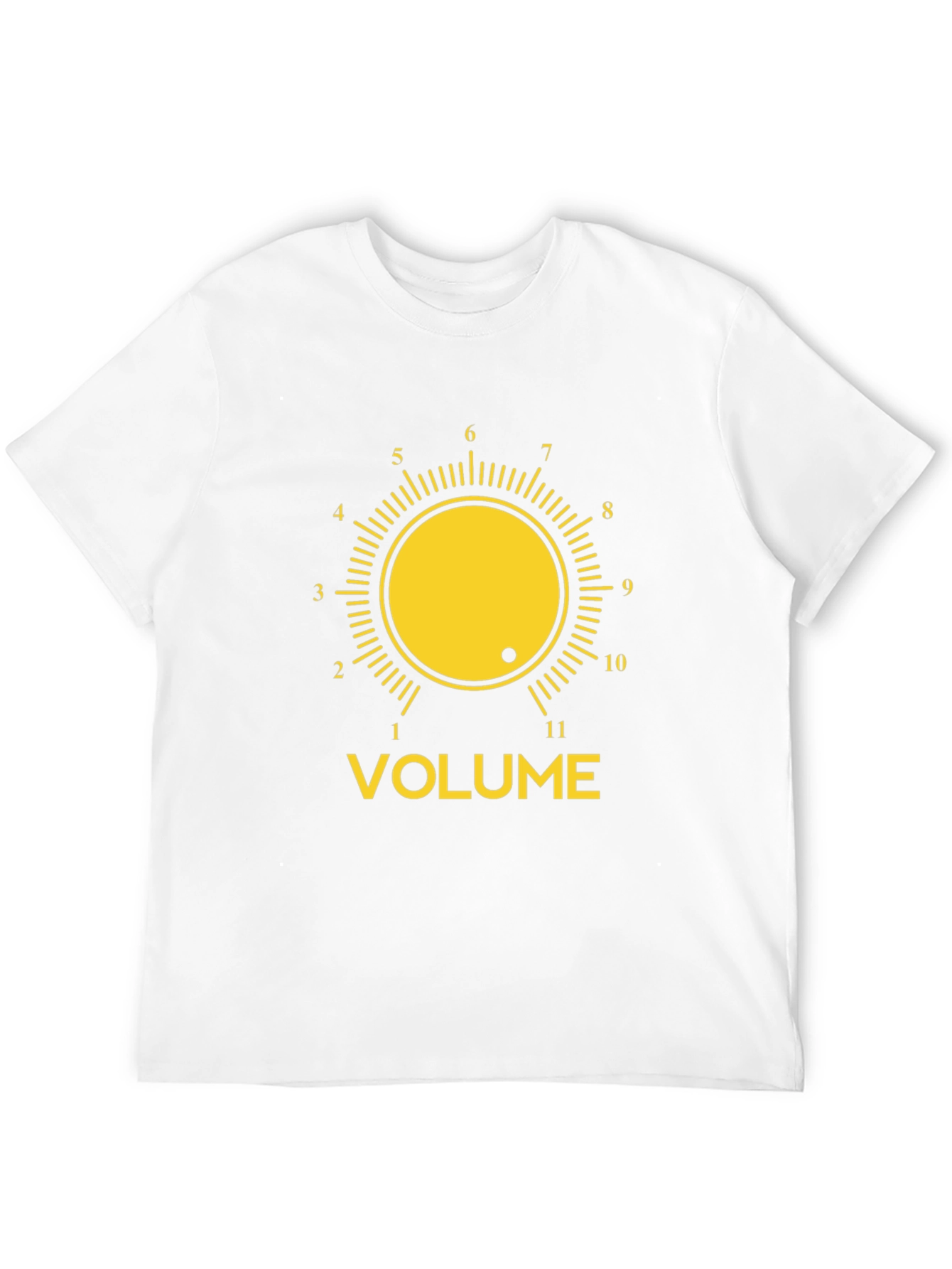 Volume Knob Graphic Tee - Black T-Shirt