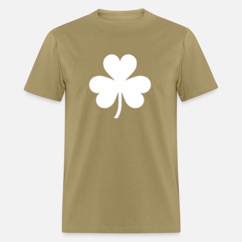 Saint Patric Day Left Chest White Clover