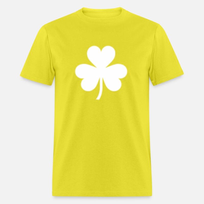 Saint Patric Day Left Chest White Clover