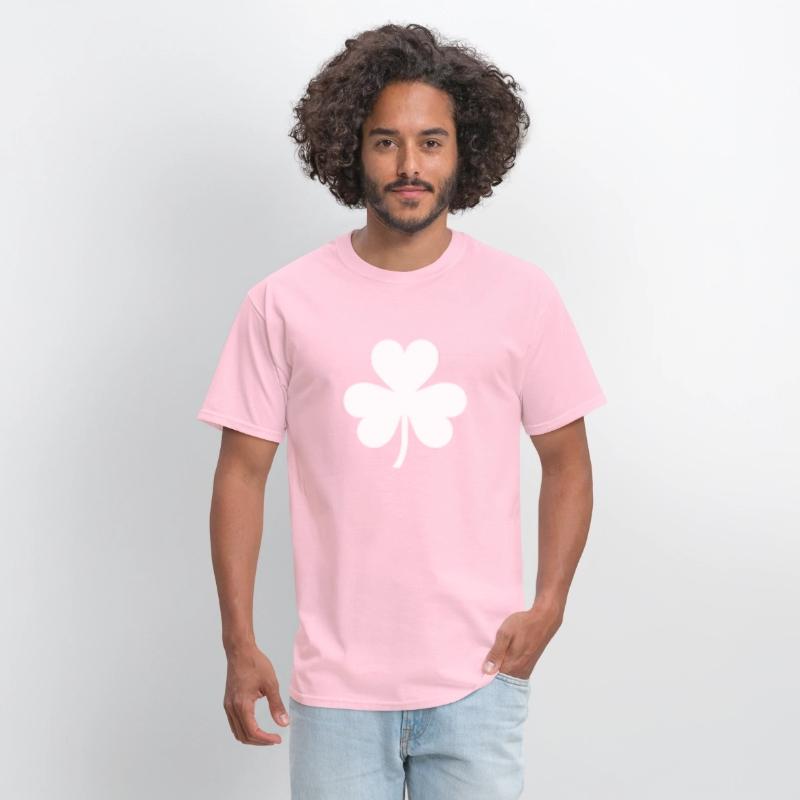 Saint Patric Day Left Chest White Clover