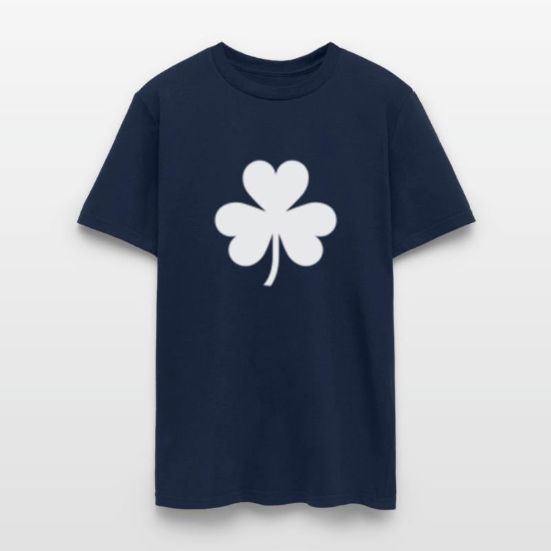 Saint Patric Day Left Chest White Clover