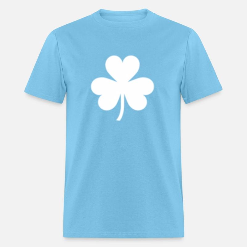 Saint Patric Day Left Chest White Clover