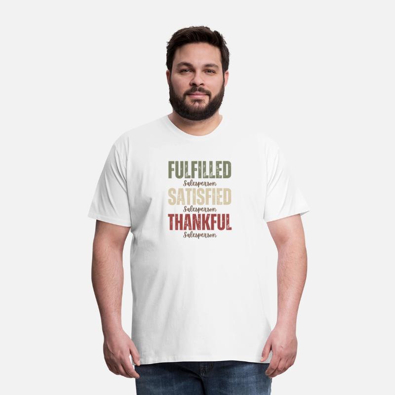 Salesperson Retro Grunge Effect Text Fall Season