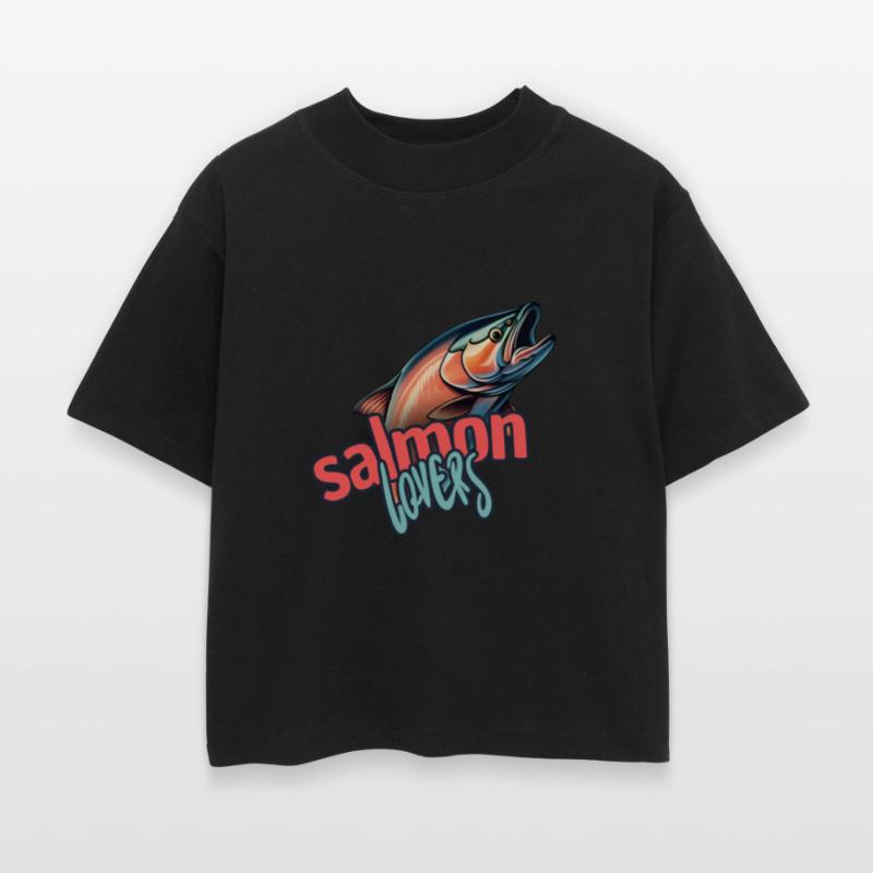 Salmon Lovers 3D Head Illustration