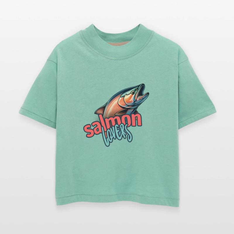 Salmon Lovers 3D Head Illustration