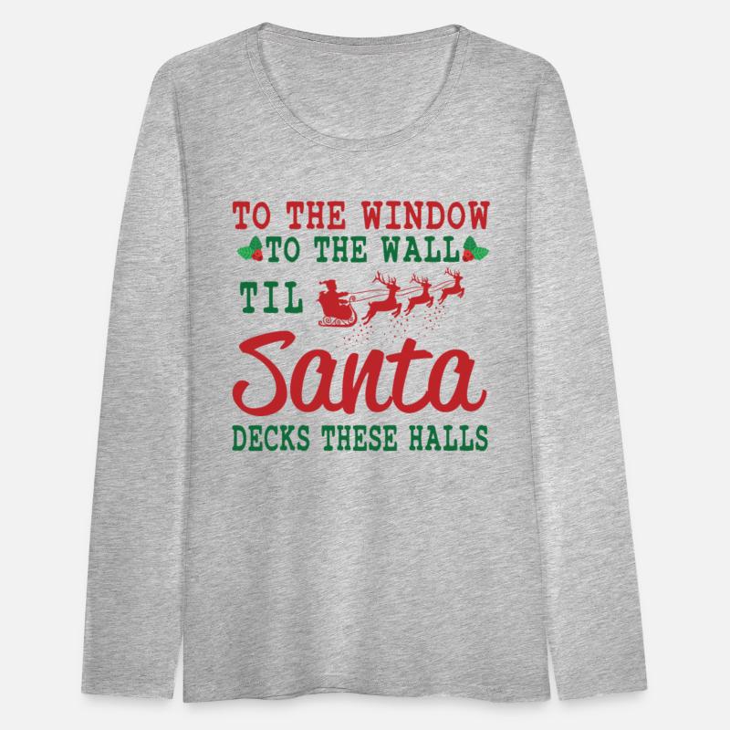 Santa Claus Funny To the Window To the Wall Till