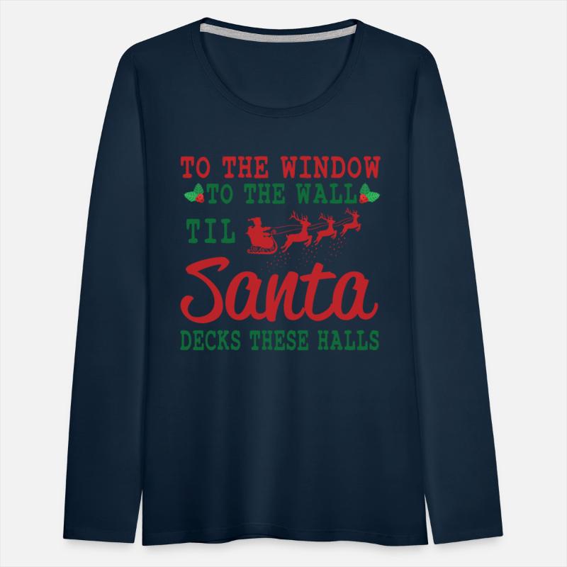 Santa Claus Funny To the Window To the Wall Till