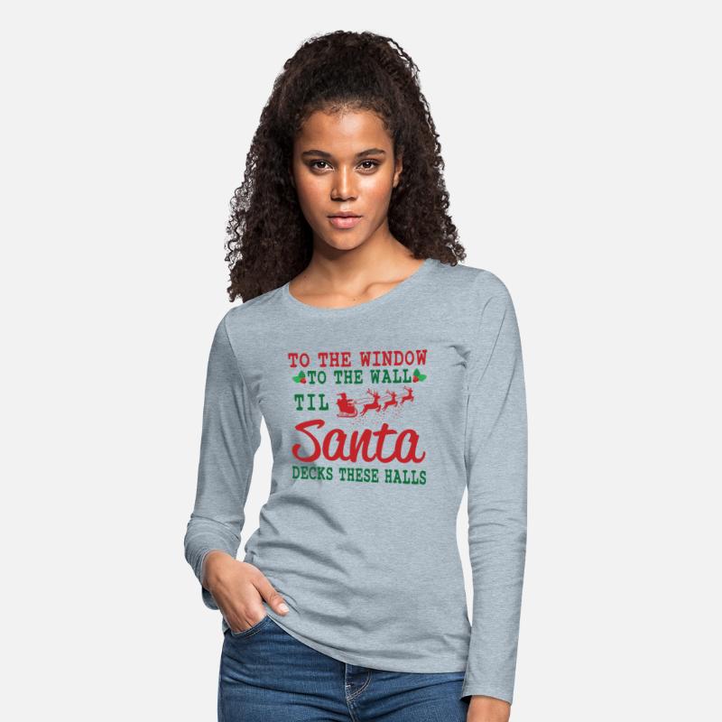Santa Claus Funny To the Window To the Wall Till