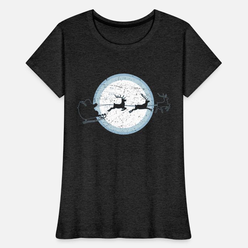 Santa's Silhouette Riding Sleigh Christmas Meme