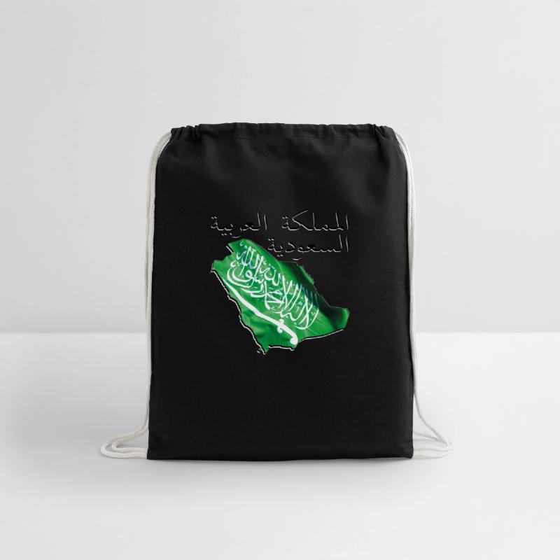 Saudi Arabia Flag in Saudi Arabia Map S-A
