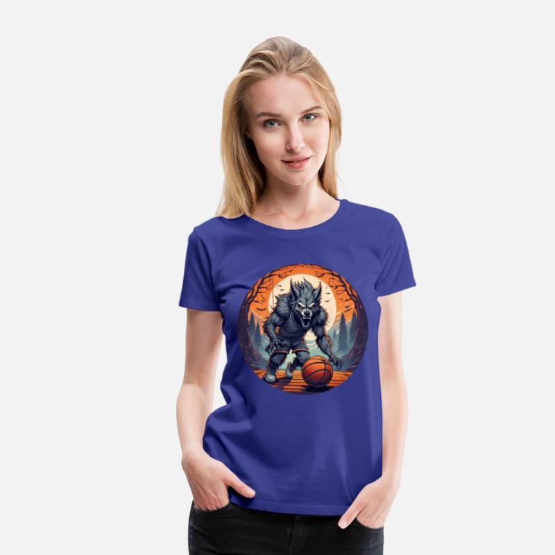 Scary Halloween Party Costume Werewolf Basketball