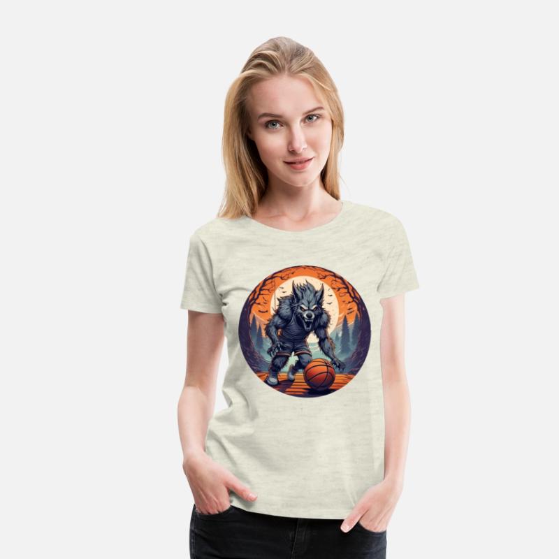 Scary Halloween Party Costume Werewolf Basketball