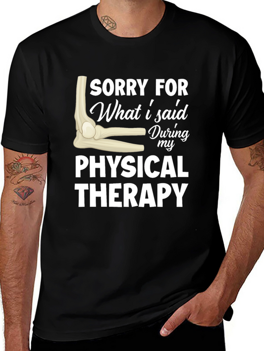 Funny Physical Therapy Sorry Elbow Graphic T-Shirt