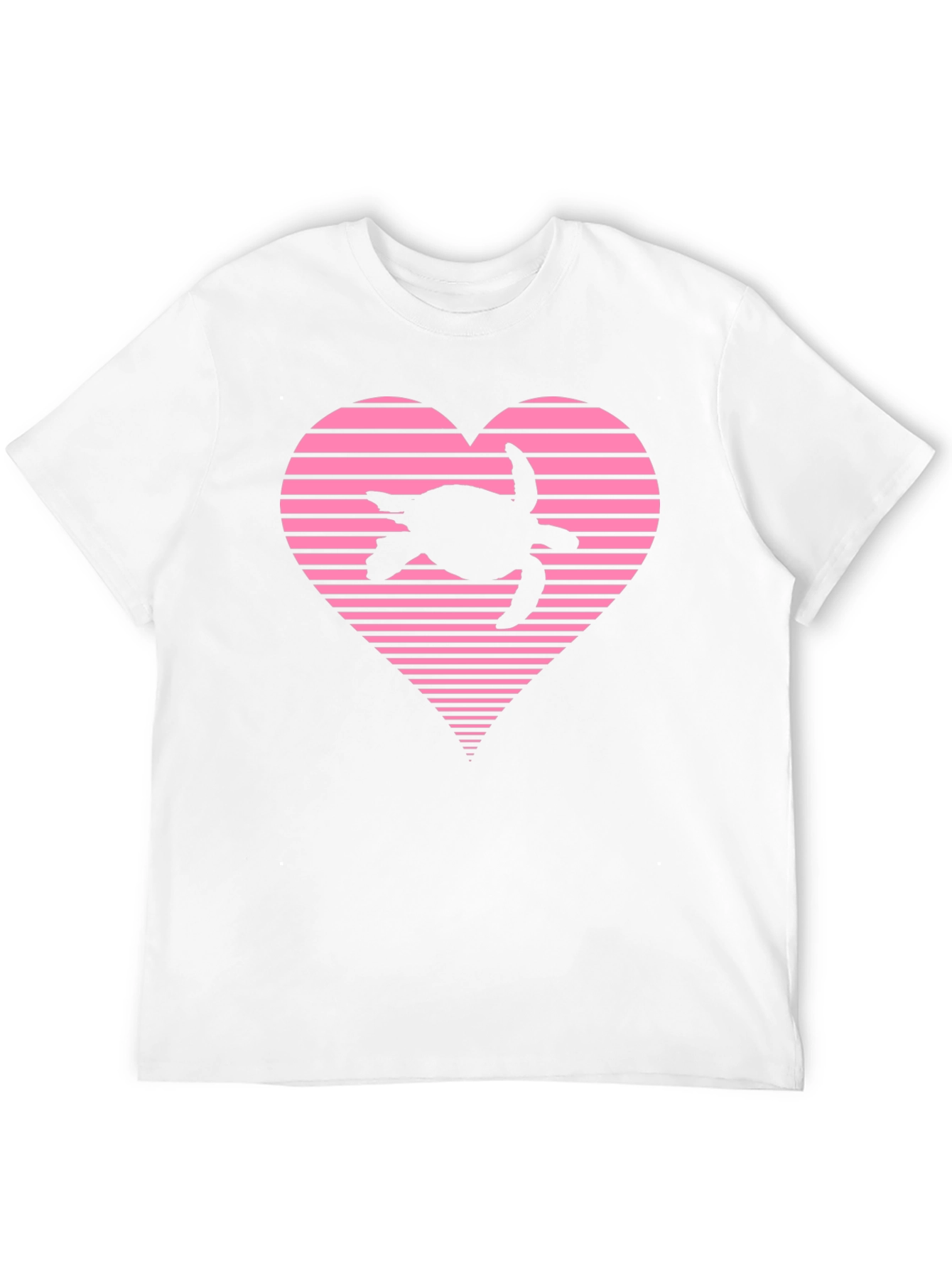 Turtle Heart Black T-Shirt - Coastal Love