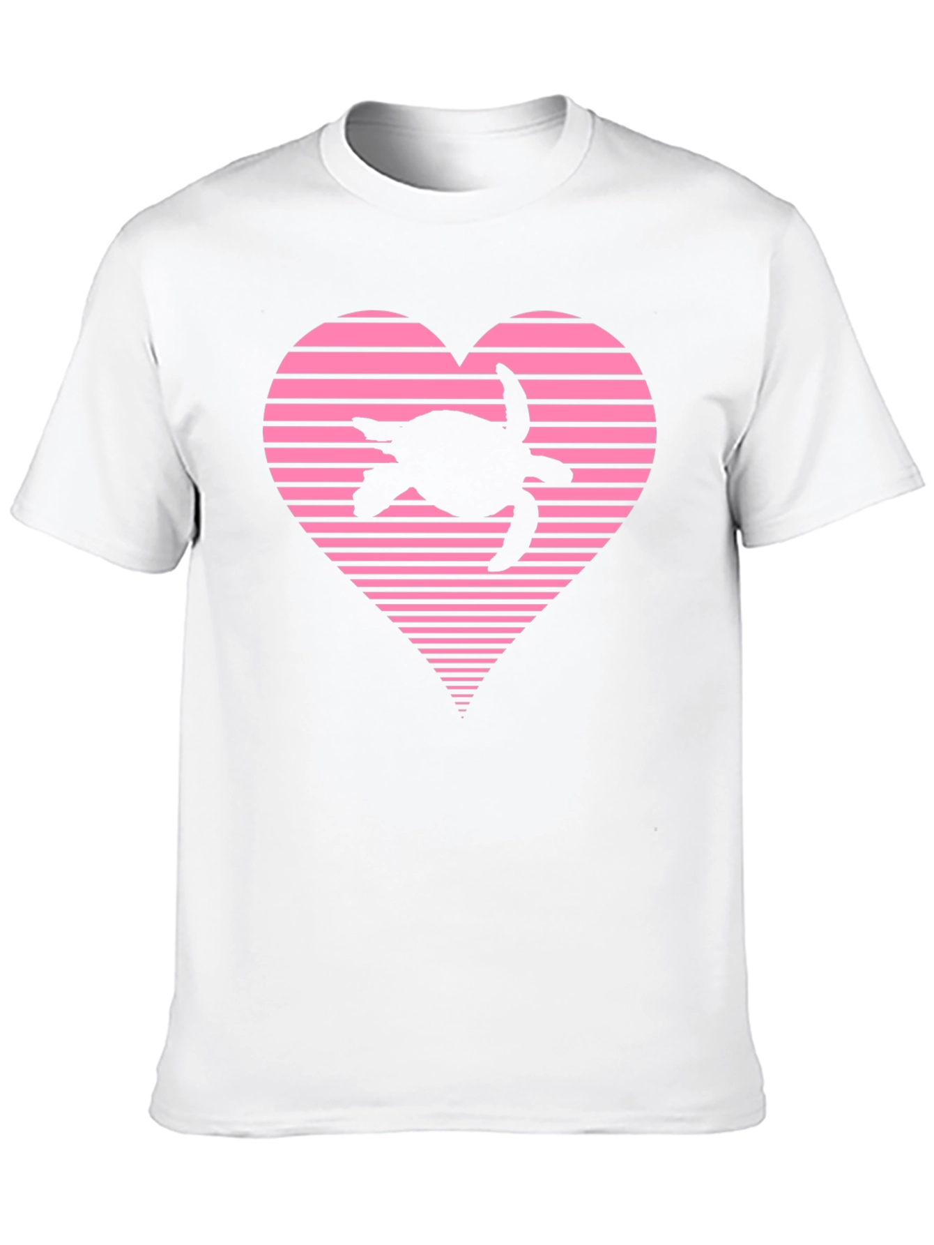 Turtle Heart Black T-Shirt - Coastal Love