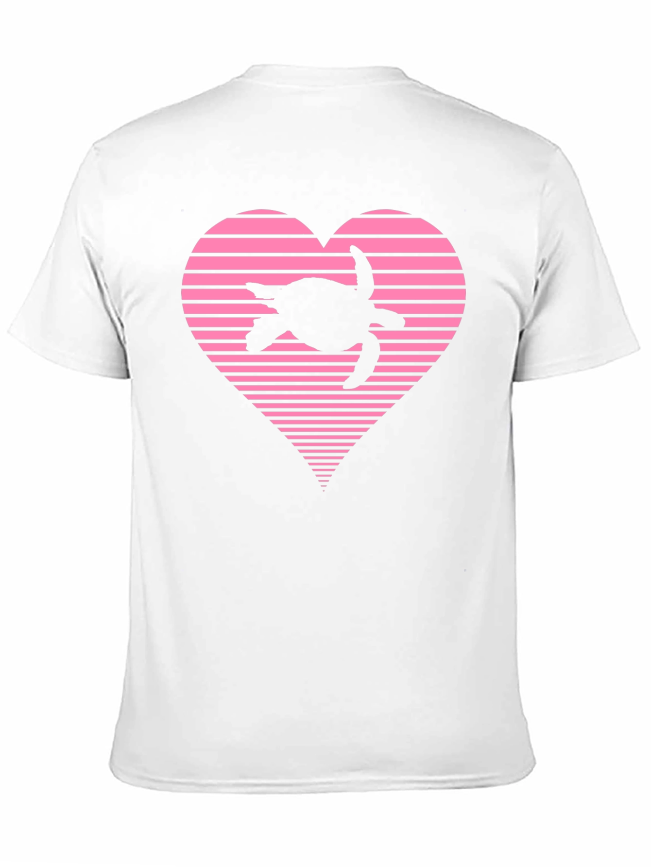 Turtle Heart Black T-Shirt - Coastal Love