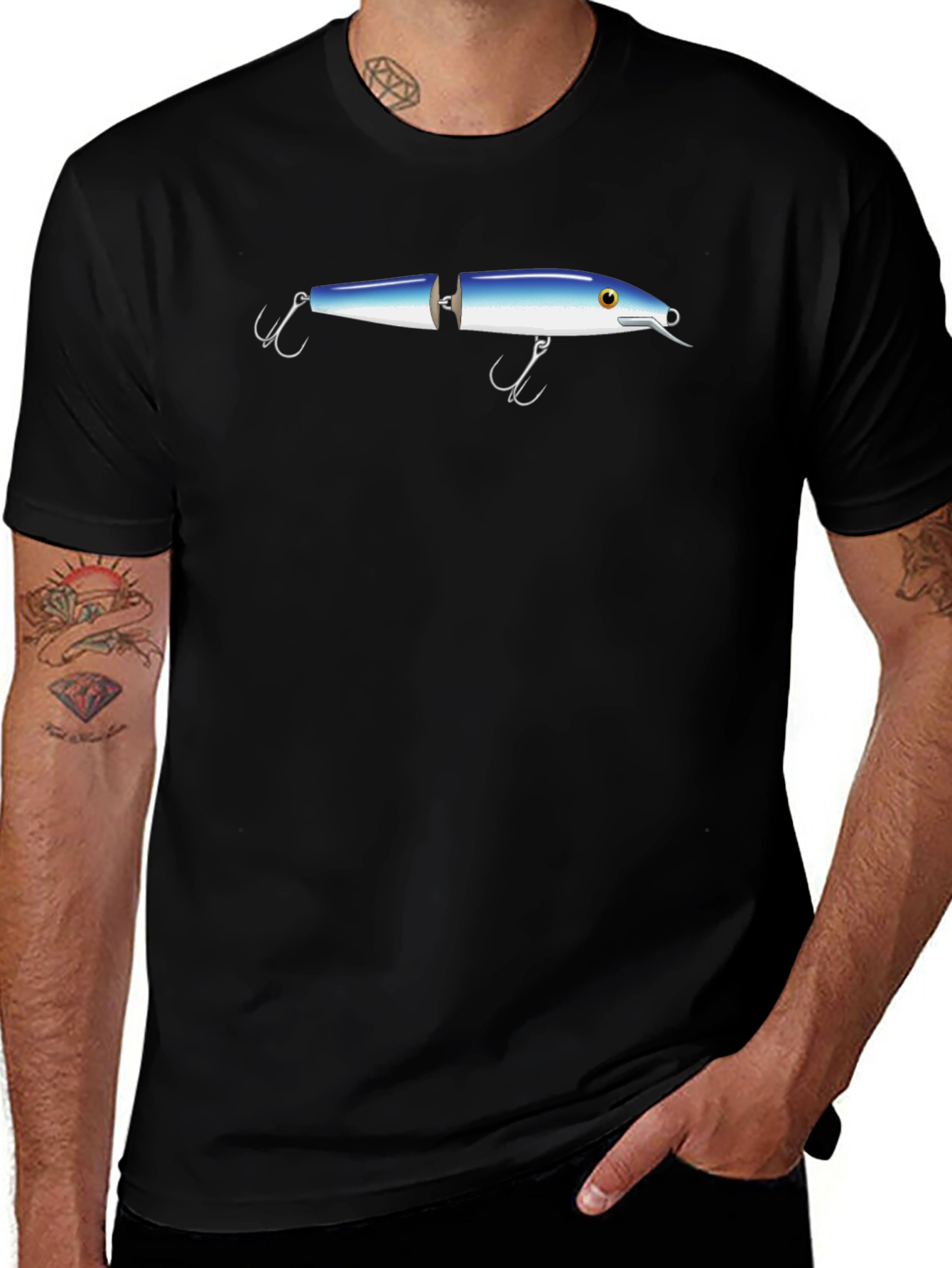 Fishing Lure Graphic T-Shirt - Angler Tee