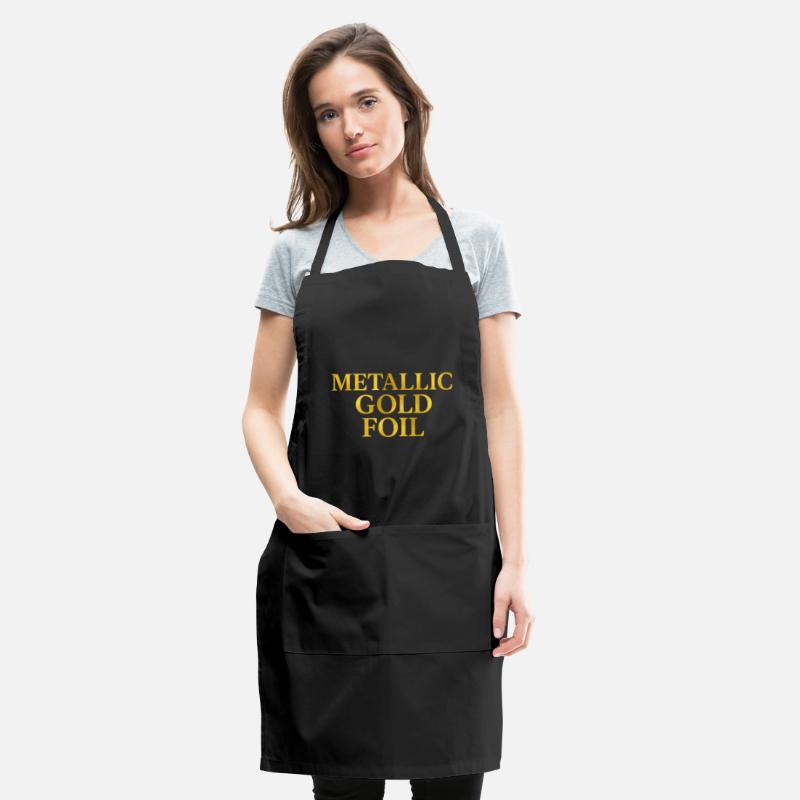 Shimmering Metallic Gold Foil Design