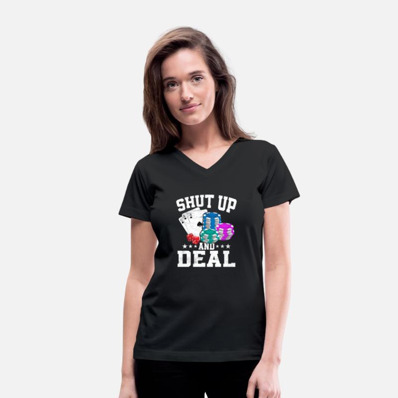 Shut Up And Deal Gambling Poker Player