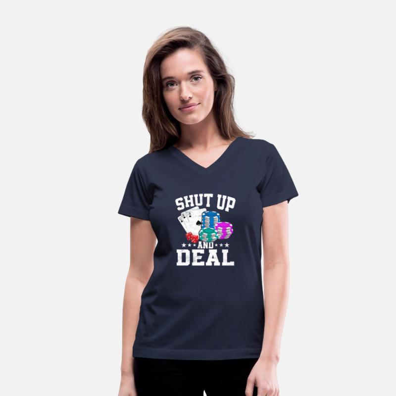Shut Up And Deal Gambling Poker Player