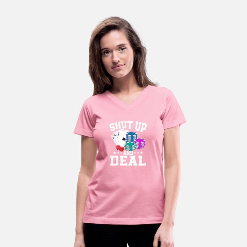 Shut Up And Deal Gambling Poker Player