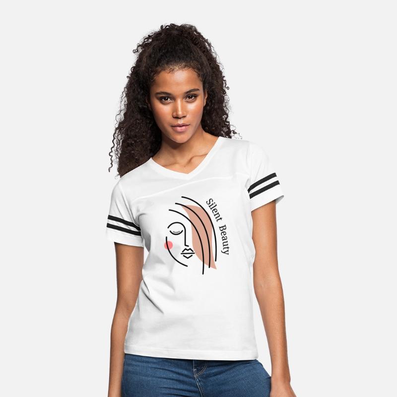 silent beauty abstract minimalist face woman