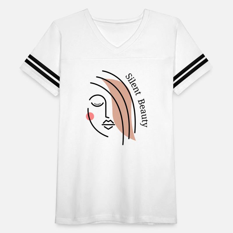 silent beauty abstract minimalist face woman