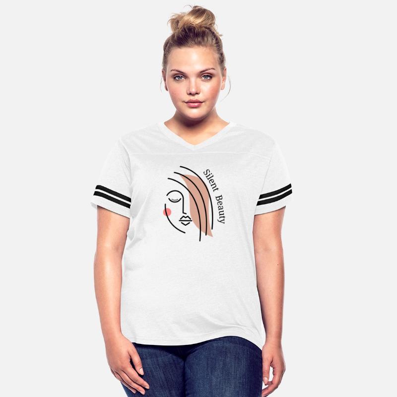 silent beauty abstract minimalist face woman