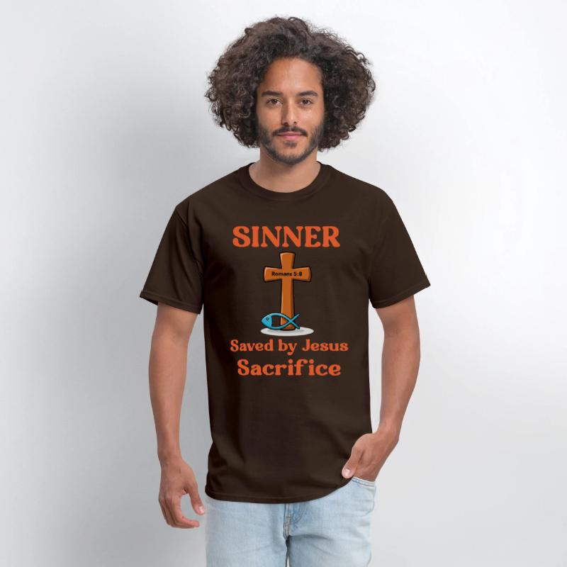 Sinner, Saved by Jesus Sacrifice, Romans 5:8